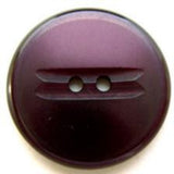 B7994 22mm Tonal Blackberry Pearlised Polyester 2 Hole Button - Ribbonmoon