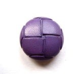 B12570 17mm Light Purple Leather Effect "Football" Shank Button - Ribbonmoon
