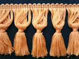 FT726 75mm Peach Melba Tassel Fringe - Ribbonmoon