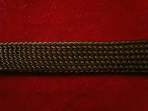 FT1601L 12mm Dark Brown Folded Braid