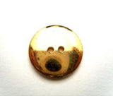 B13963 15mm Gilded Gold Poly 2 Hole Button - Ribbonmoon