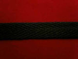 WTAPE29 11mm Black Herringbone Twill Tape 100% Cotton Webbing - Ribbonmoon