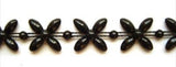 PT82 11m Black Strung Pearl, Bead String Trimming - Ribbonmoon