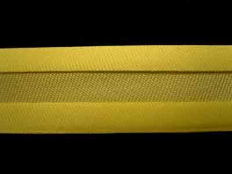 BB217 19mm Lemon Satin Bias Binding - Ribbonmoon
