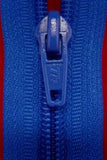Z2501 25cm Dark Royal Blue Nylon No.5 Open End Zip - Ribbonmoon