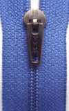 Z3391 YKK 20cm Deep Dusky Blue Nylon Pin Lock No.2 Closed End Zip