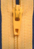 Z1619 YKK 20cm Pale Butter Nylon No.3 Closed End Zip - Ribbonmoon