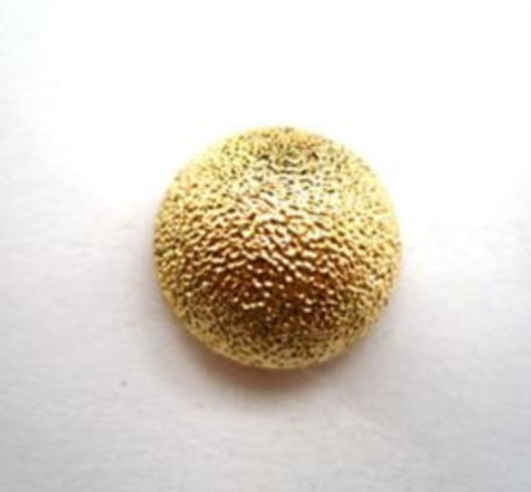 B14526 15mm Gilded Pale Gold Poly Shank Button - Ribbonmoon