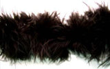 MARAB17 Black Marabou String (Swansdown). Turkey Feather - Ribbonmoon