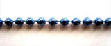 PT73 3mm Metallic Royal Blue Strung Pearl, Bead String Trimming - Ribbonmoon