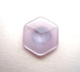 B16358 15mm Orchid Tinted Polyester Hexagon Shape Shank Button - Ribbonmoon