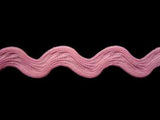 RIC28 16mm Baby Pink Rayon Ric Rac Braid - Ribbonmoon