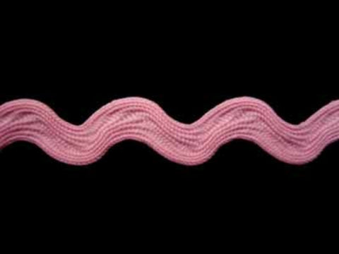 RIC28 16mm Baby Pink Rayon Ric Rac Braid - Ribbonmoon