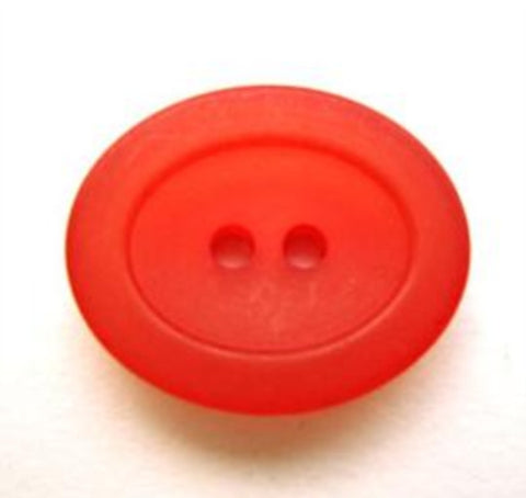 B13967 22mm Pale Salsa Casein Formaldehyde Dull Sheen 2 Hole Button - Ribbonmoon