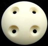B12510 22mm Ivory Matt Vintage Shank Button - Ribbonmoon
