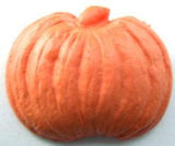 B15118 28mm Peach Pumpkin Shaped Novelty Shank Button - Ribbonmoon