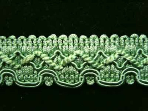 FT1037 24mm Dusky Apple Green Corded Braid Trim - Ribbonmoon