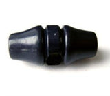 B4447 25mm Navy Glossy Barrel Toggle Button, Hole Built into the Back - Ribbonmoon