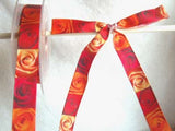 R5513 15mm Rose Flower Design Ribbon by Berisfords - Ribbonmoon