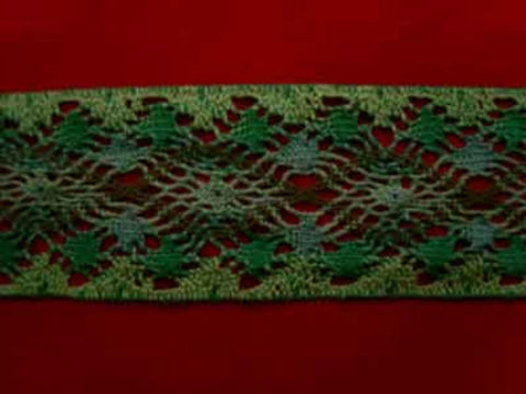 L220 50mm Mixed Greens Cotton Flat Lace - Ribbonmoon