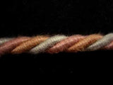 C151 8mm Greens, Honey, Browns and Dusky Pink Furnishing Cord - Ribbonmoon