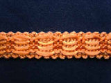 FT962 12mm Pale Orange Shiny Finish Braid Trimming