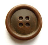 B17523 20mm Tonal Brown Soft Sheen 4 Hole Button - Ribbonmoon