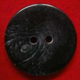 B4276 23mm Black and Grey High Gloss 2 Hole Button - Ribbonmoon