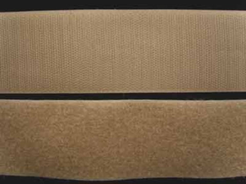 HL29 50mm Beige Sew On Hook and Loop Fastening Tape - Ribbonmoon