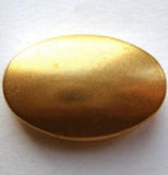 B6567 28mm Gold Metal Oval Shank Button - Ribbonmoon