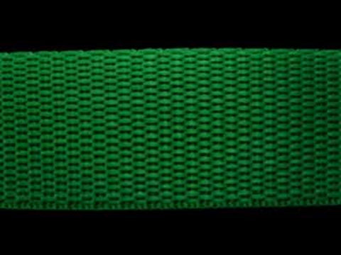 WEB17 25mm Deep Emerald Green Polypropylene Webbing - Ribbonmoon