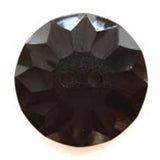 B5141 23mm Black Gloss Textured 2 Hole Button - Ribbonmoon