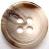 B9828 25mm Naturals and Browns Aran 4 Hole Button - Ribbonmoon