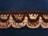 FT1201 3cm Browns-Cream-Oyster Peach Soft Braid Trimming