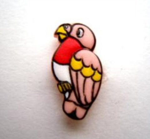 B14141 18mm Parrot Shaped Novelty Shank Button