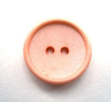 B13627 19mm Peach Melba Matt Centre 2 Hole Button - Ribbonmoon