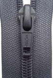 Z3159 71cm Slate Grey Nylon No.5 Open End Zip - Ribbonmoon