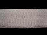 EW34 24mm White Plush Back Elastic. - Ribbonmoon