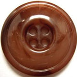 B11074 25mm Tonal Browns High Gloss 4 Hole Button - Ribbonmoon