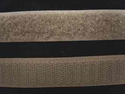 HL21 20mm Dove Grey Sew On Hook and Loop Fastening Tape - Ribbonmoon