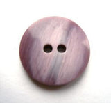 B17754 19mm Frosted Blackberry Gloss 2 Hole Button, Shimmery Element - Ribbonmoon
