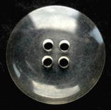 B17323 25mm Clear Polyester 4 Hole Button - Ribbonmoon