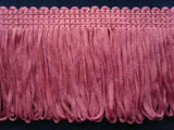 FT877 55mm Dusky Hot Pink Dense Looped Dress Fringe - Ribbonmoon