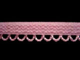 E056 10mm Tea Rose Pink Soft Back Elastic. - Ribbonmoon