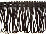 FT086 5cm Black Looped Dress Fringe - Ribbonmoon