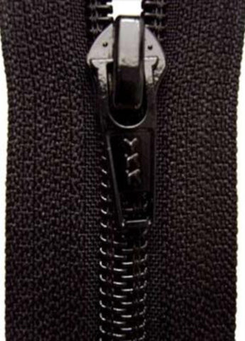 Z2997 YKK 69cm Black Nylon No.5 Open End Zip - Ribbonmoon