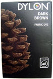 FABMACHDYE11 Dark Brown Dylon Machine Fabric Dye, 200 Gram Pack - Ribbonmoon