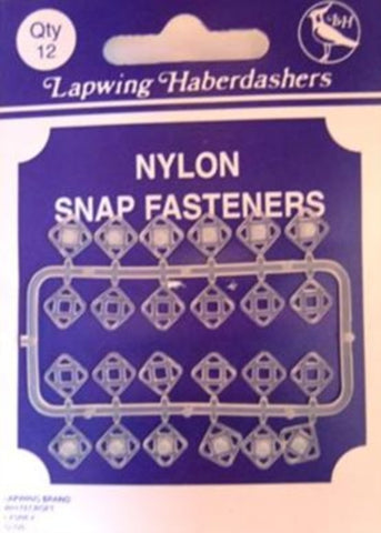 SF31 8mm Nylon Snap Fasteners. 12 per card - Ribbonmoon