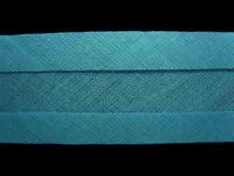 BB276 25mm Turquoise Blue 100% Cotton Bias Binding Tape - Ribbonmoon