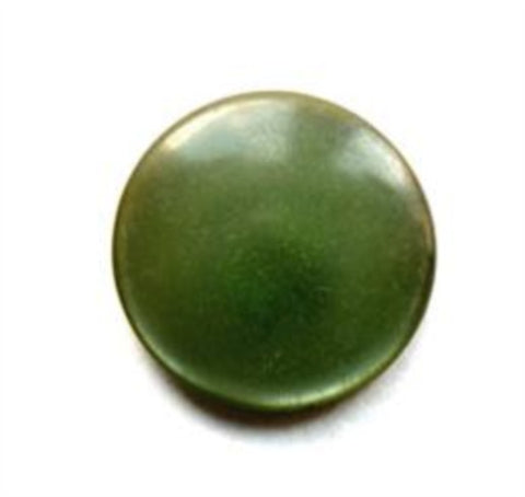 B12441 Pearlised Green Polyester Shank Button - Ribbonmoon